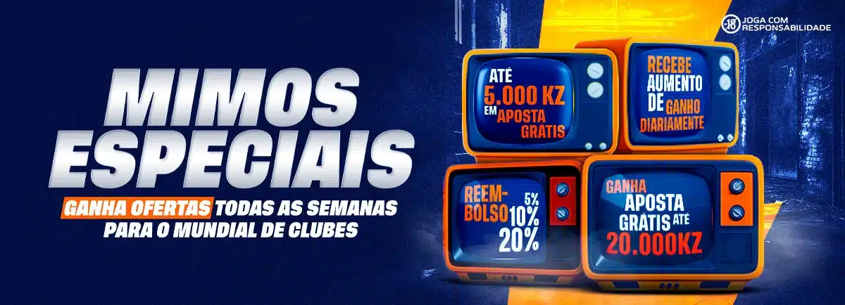 Mimos especiais e ofertas semanais Bantubet